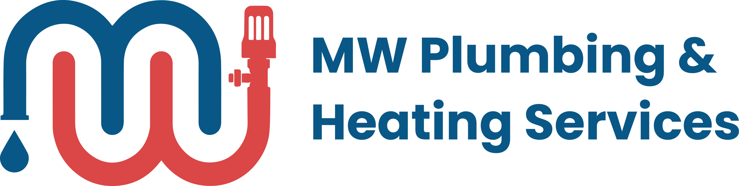 MW Plumbing and Heating colour logo